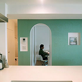 キッチン-ワークスペースの関係