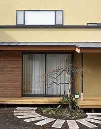 和の植栽、ツツジ。