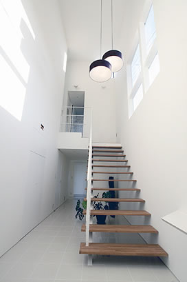 大空間の玄関ホール