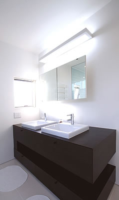 ホテルスタイルの洗面浴室