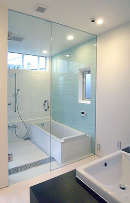 ホテルスタイルの洗面浴室